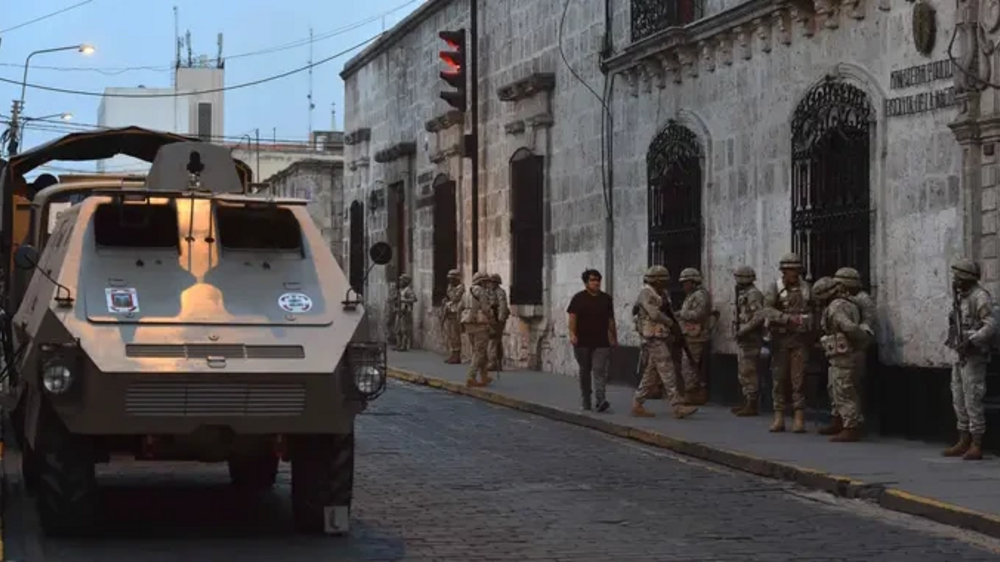 Militares do Perú nas da capital do País