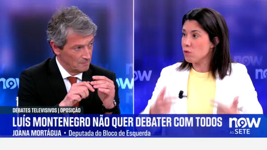 'Montenegro não pode decidir com quem vai debater por conveniência ou simpatia', diz Joana Mortágua