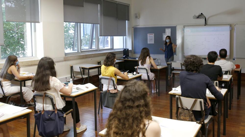 Alunos em aula