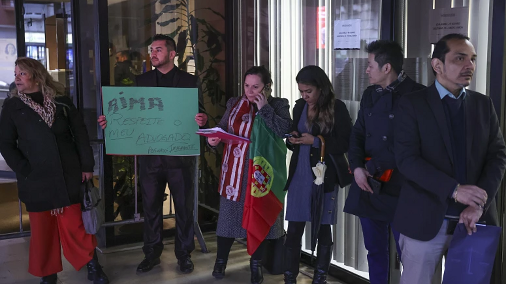 Advogados em protesto