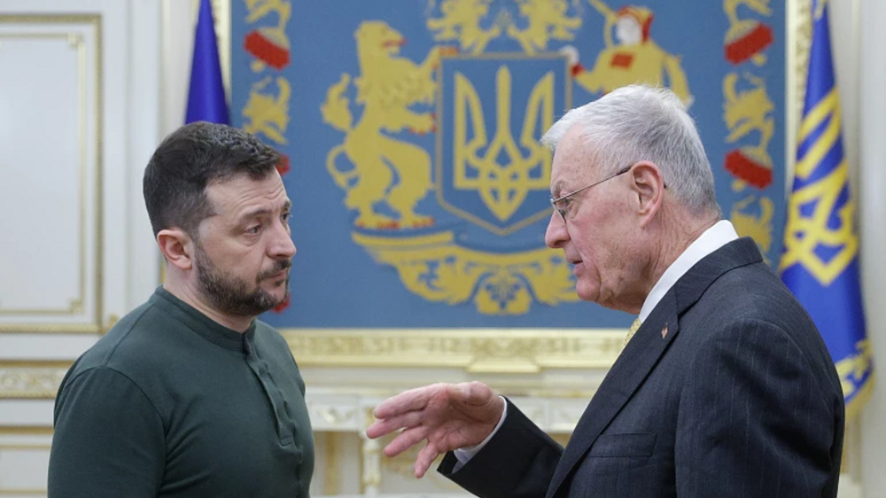Keith Kellogg e Volodymyr Zelensky