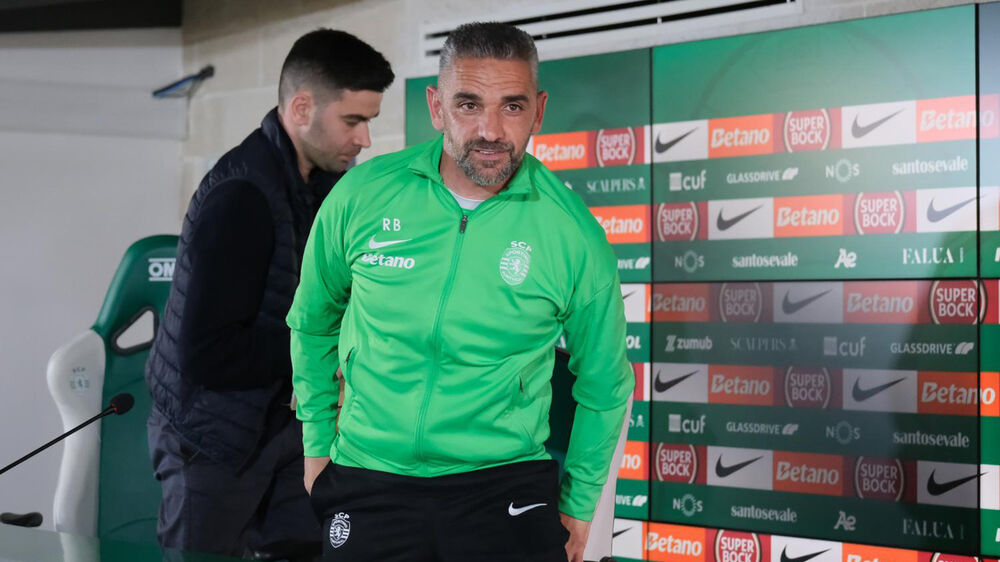 Rúben Amorim em conferência sobre o Sporting