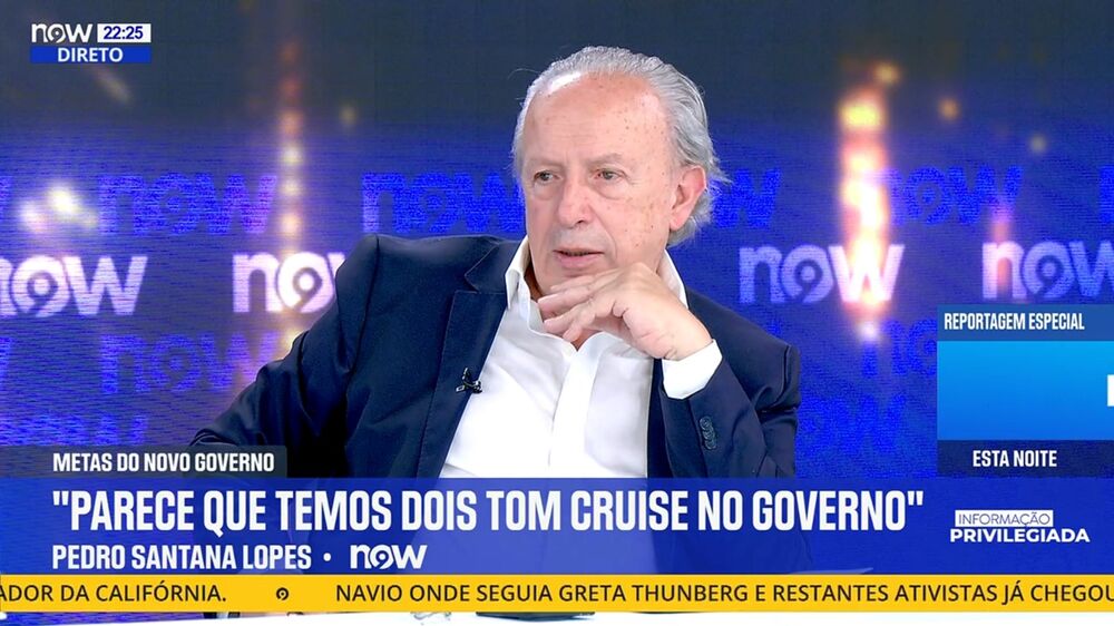 Santana Lopes comenta metas do novo governo