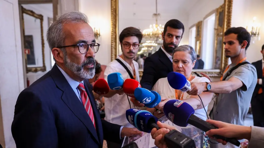 Paulo Rangel fala à imprensa sobre o repatriamento de portugueses do Irão e Israel