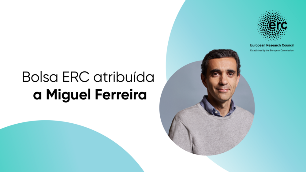 Miguel Ferreira recebe bolsa do Conselho Europeu de Investigação