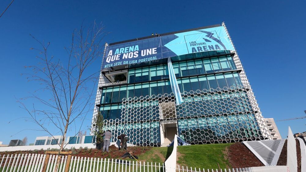 Nova sede da Liga Portugal Arena em fase final de construção