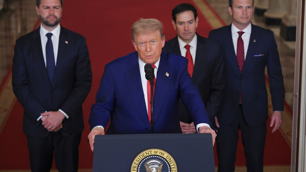 Trump alega destruição de centrais nucleares no Irão