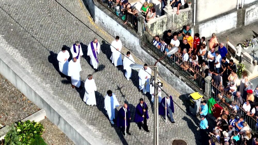 Funeral de Diogo Jota e André Silva em São Cosme