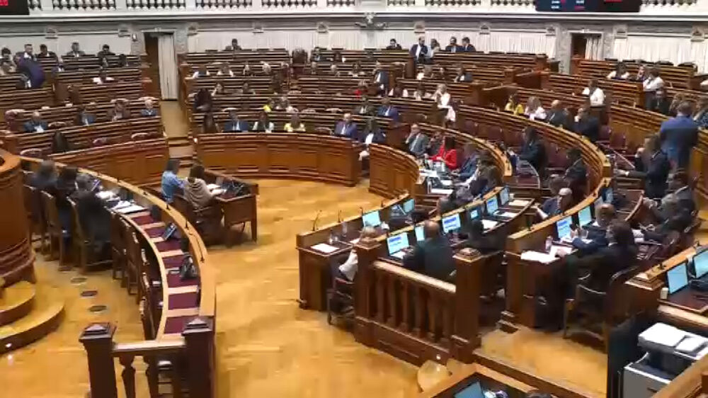 Sessão na Assembleia da República, em Lisboa