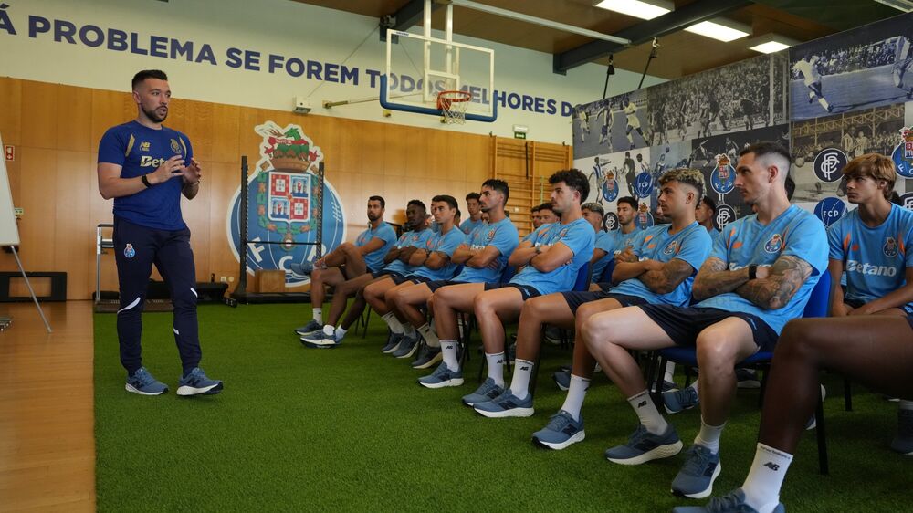 Sessão de treino do Futebol Clube do Porto