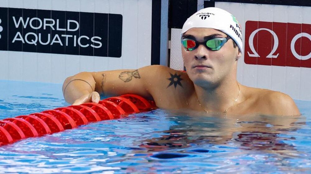 Diogo Ribeiro compete nos Mundiais de natação, após abdicar dos 100 metros livres