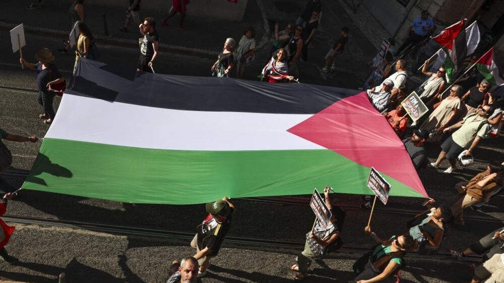 Manifestação em Lisboa exige o reconhecimento do Estado da Palestina
