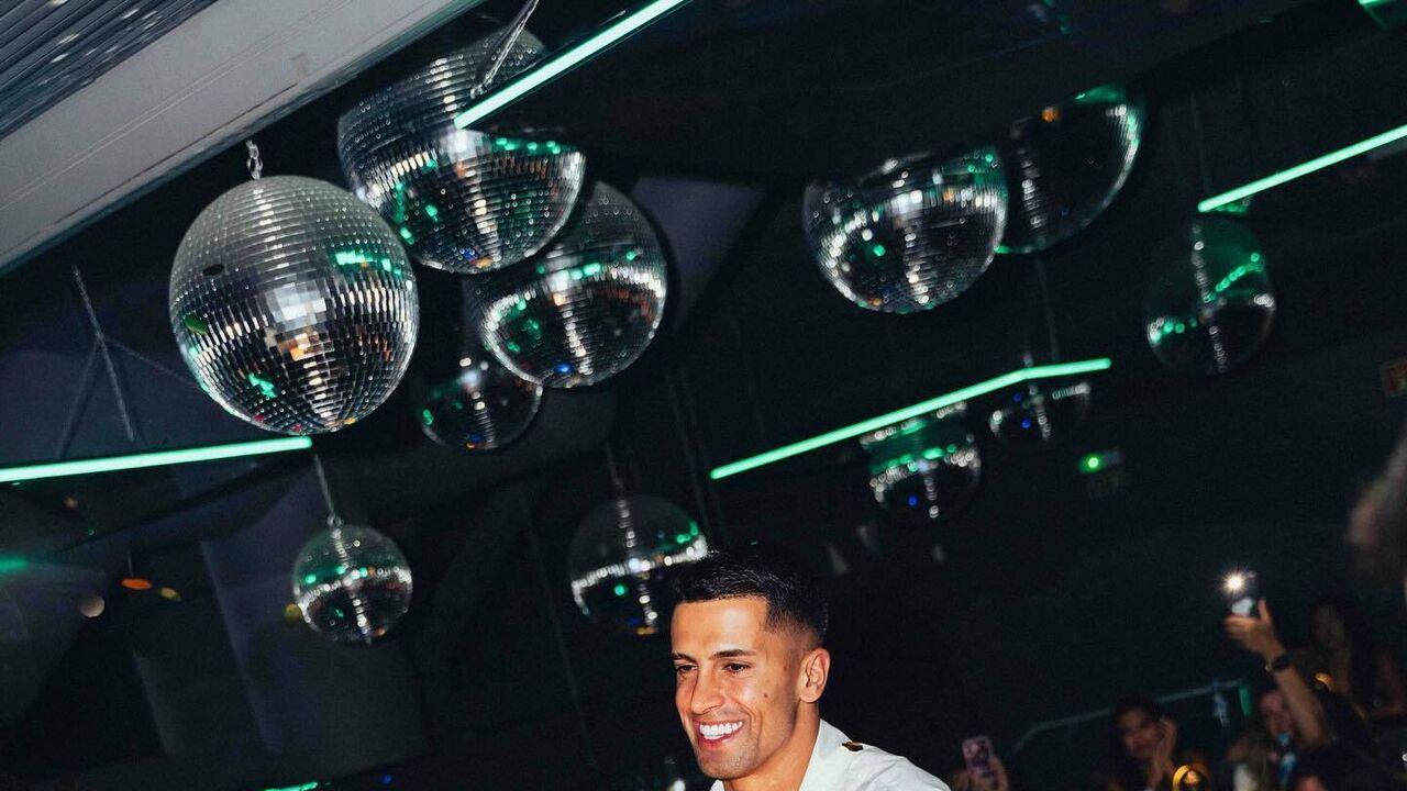 João Cancelo no seu aniversário em Riade