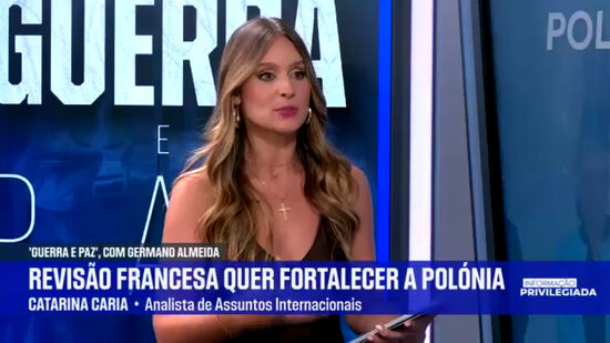 'A Rússia surge como a principal ameaça à segurança e defesa francesa', diz Catarina Caria