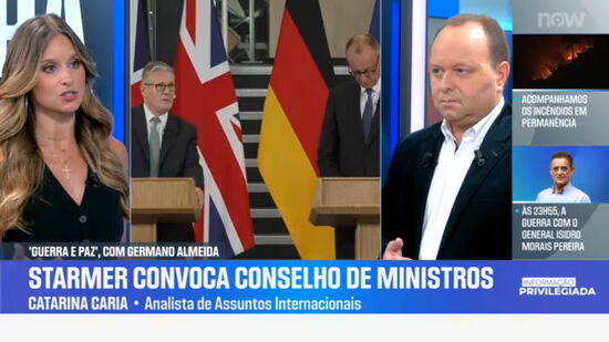 Catarina Caria afirma que 'é muito simbólico o Reino Unido apresentar a hipótese' de reconhecer o Estado da Palestina