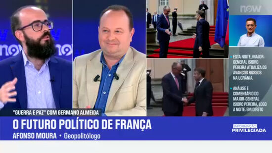 'Emmanuel Macron habitua-nos a um tipo de política que é um bocado bizarro', afirma Afonso Moura