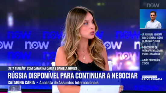 Catarina Caria afirma que Trump está “a dar uma última hipótese” à pasta da guerra na Ucrânia