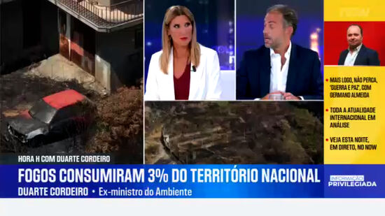 Duarte Cordeiro diz que período dos incêndios não para por haver descida de temperaturas