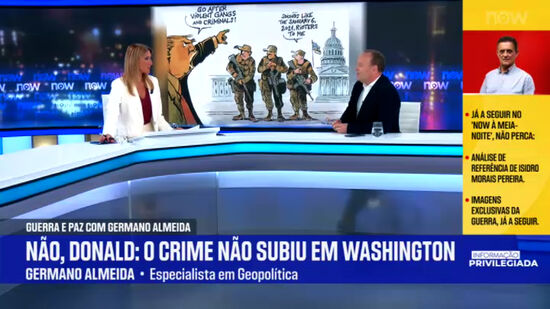 'Donald Trump está a promover a ideia de que os estados governados por democratas estão descontrolados no crime. Não é o caso', diz Germano Almeida
