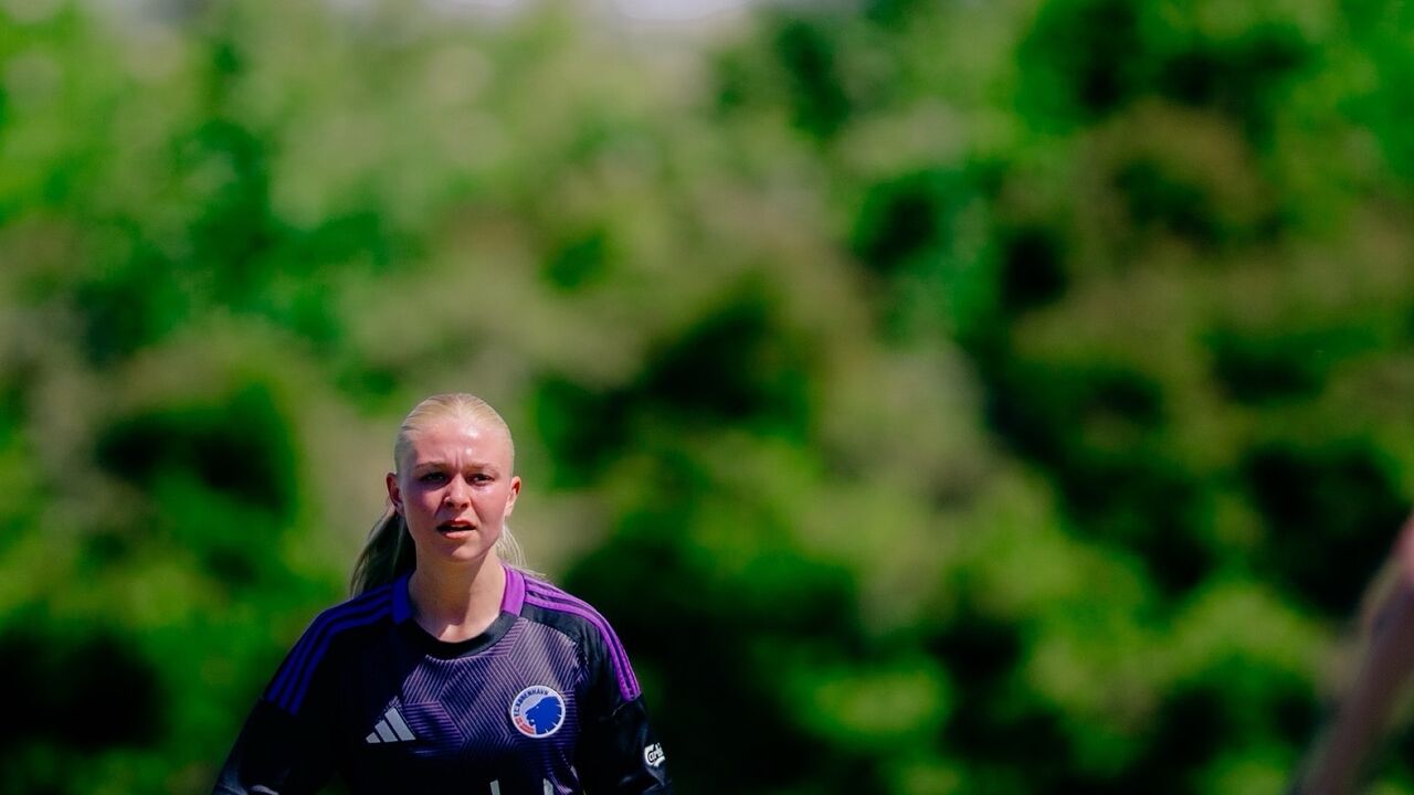 Emma Jenssen em ação pelo FC Copenhaga