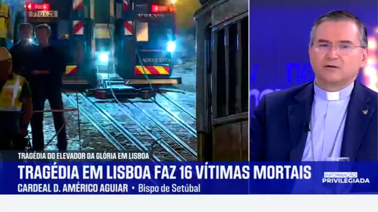 'O contexto de tudo isto toca-nos profundamente', diz D. Américo Aguiar sobre trágico acidente com elevador da Glória 