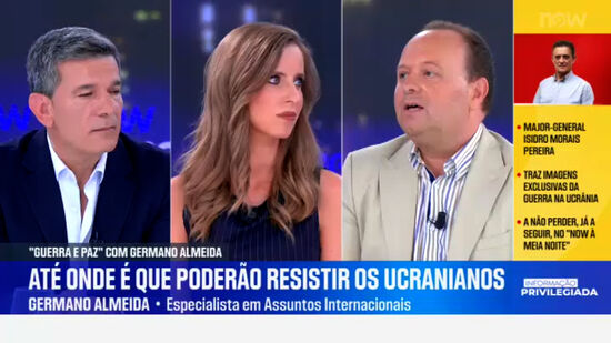 'Os ucranianos têm dado provas de resiliência', defende Luís Tomé