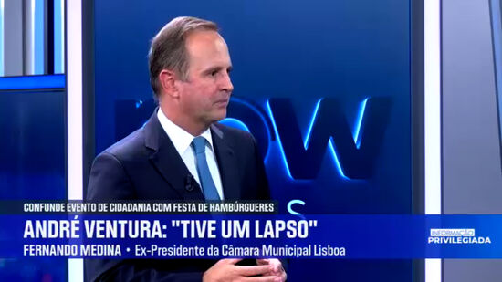 Lapso dos hambúrgueres: Fernando Medina acusa André Ventura de mentir com o objetivo de atingir o Presidente da República 'e cavalgar o populismo'