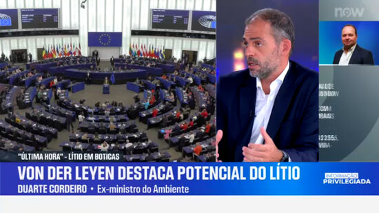 Duarte Cordeiro realça importância da exploração do lítio para “procurar mais autonomia e menos dependência de outras geografias” 