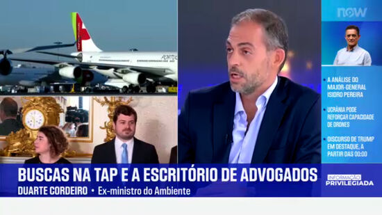 Duarte Cordeiro afirma que há pouca informação sobre novas buscas à TAP: 'Não há nada que nos permita especular sobre o caso' 