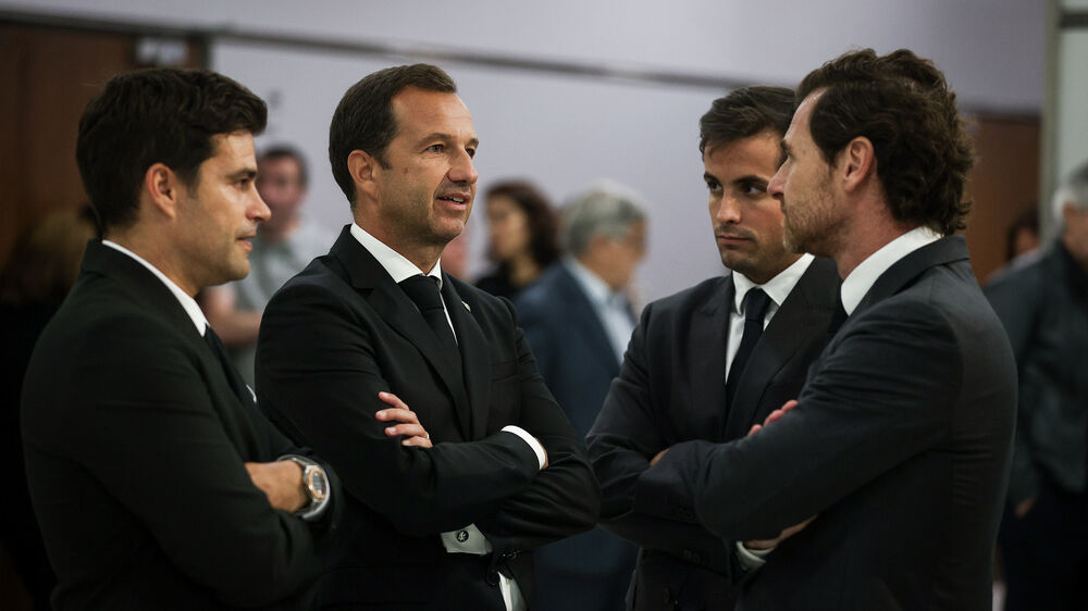 Frederico Varandas e Villas-Boas, numa imagem captada no José Alvalade