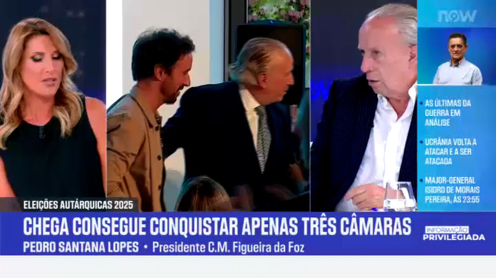 'Dizer que estou disponível parece que me estou a oferecer (...) mas é uma hipótese', diz Santana Lopes sobre presidência da Associação Nacional de Municípios