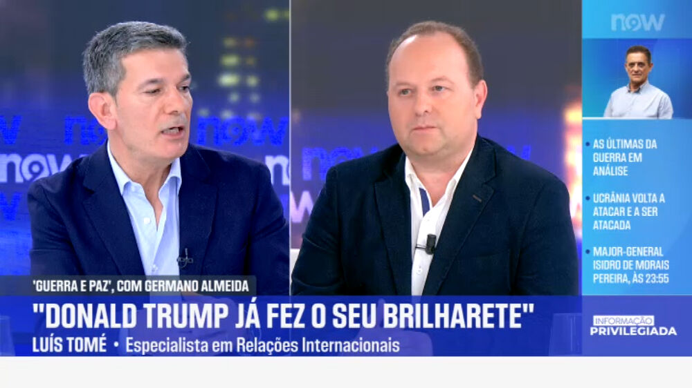 'Aquilo que Trump fez hoje parece o fim do processo. Não é, é um novo início', diz Luís Tomé
