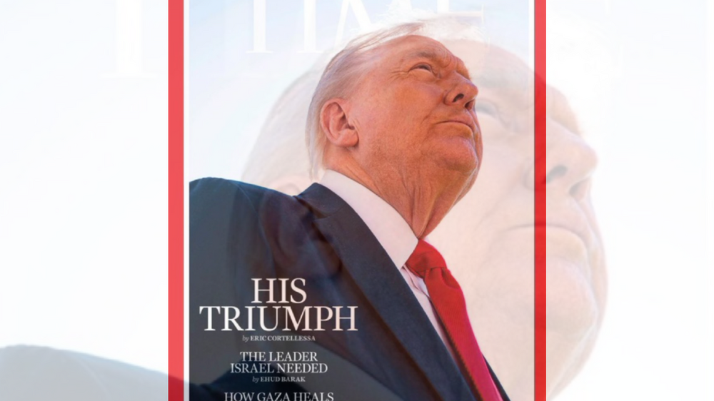 Revista 'Time' destaca o triunfo de Trump e o papel de Israel em Gaza