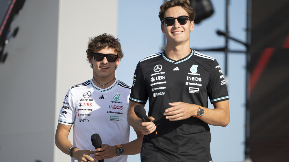 George Russell e Kimi Antonelli 
