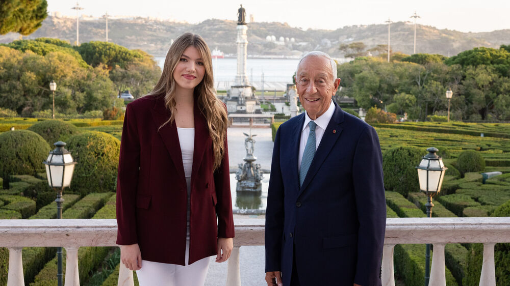 Infanta Sofia visita Marcelo Rebelo de Sousa