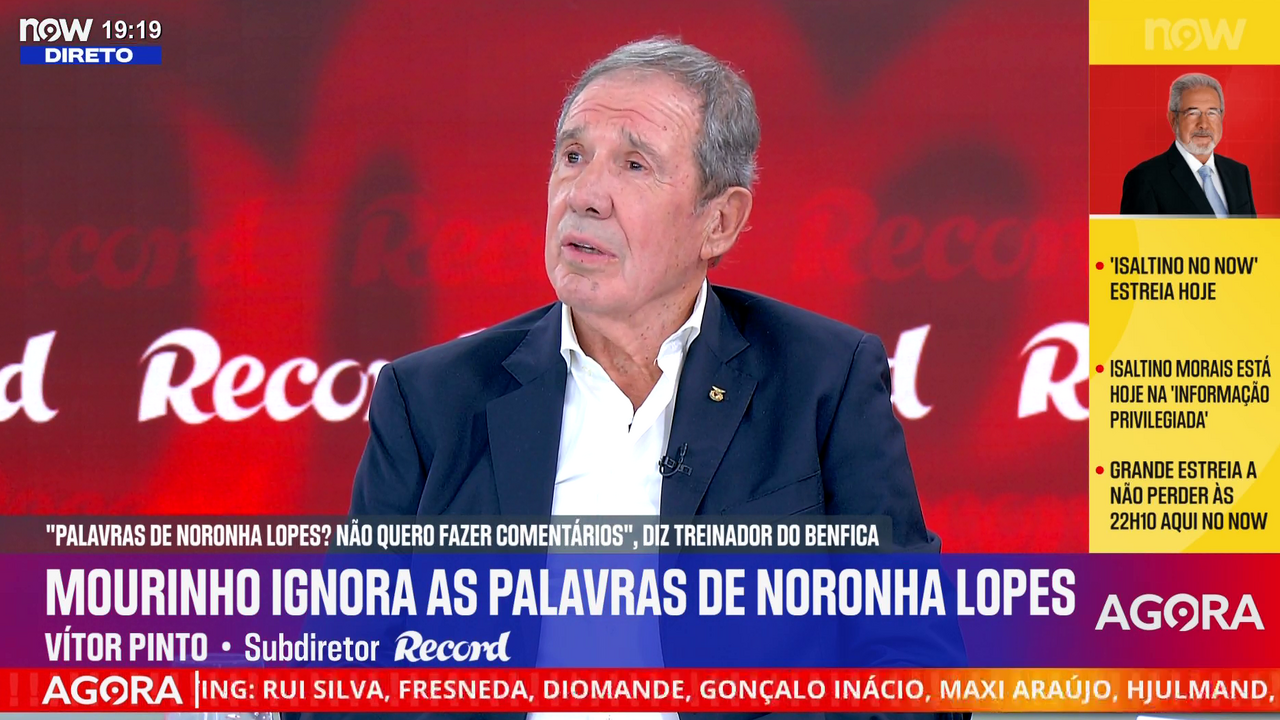 Humberto Coelho no programa 'Record na Hora', no NOW