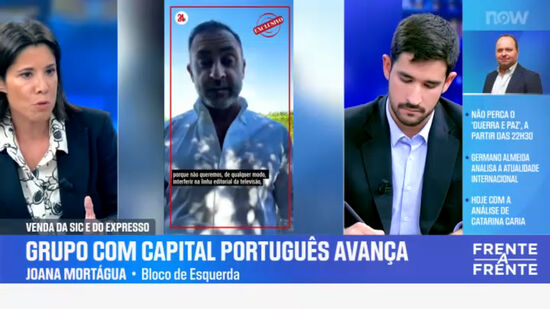 Frente a Frente | Joana Mortágua (BE) e Jorge Miguel Teixeira (IL) 