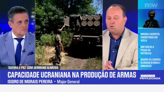 Capacidade de desenvolvimento ucraniana foi 'absolutamente notável', diz Major-General Isidro de Morais Pereira