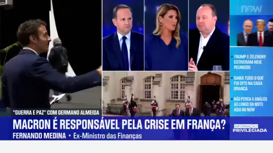 'Macron é um homem de poder, não o quer ceder. Quer mantê-lo o mais possível até ao fim', diz Fernando Medina 