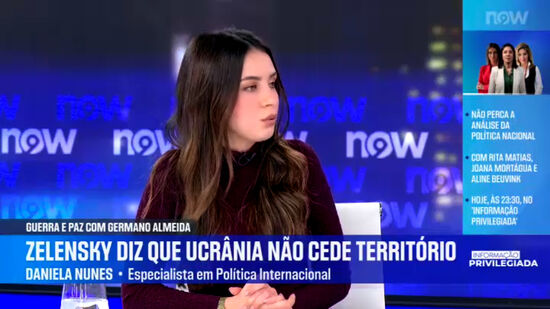 Plano europeu para acabar com a guerra na Ucrânia é um 'reflexo do impasse em que estamos' com Moscovo, defende Daniela Nunes