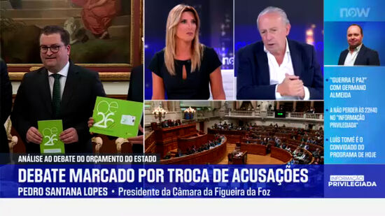 Pedro Santana Lopes diz que “Governo estará mais virado para apertar a torneira” no Orçamento de Estado para 2026 