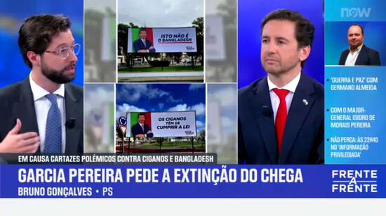PS diz que objetivo dos cartazes do Chega é “chocar as pessoas”; Chega diz que servem para realçar “aquilo que os portugueses dizem na rua” 