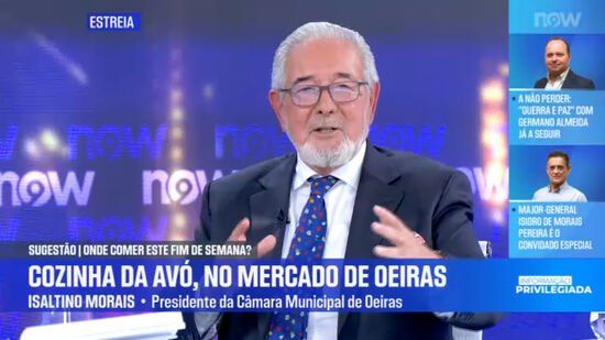 Sugestão gastronómica de Isaltino Morais: Cozinha da Avó, no Mercado de Oeiras