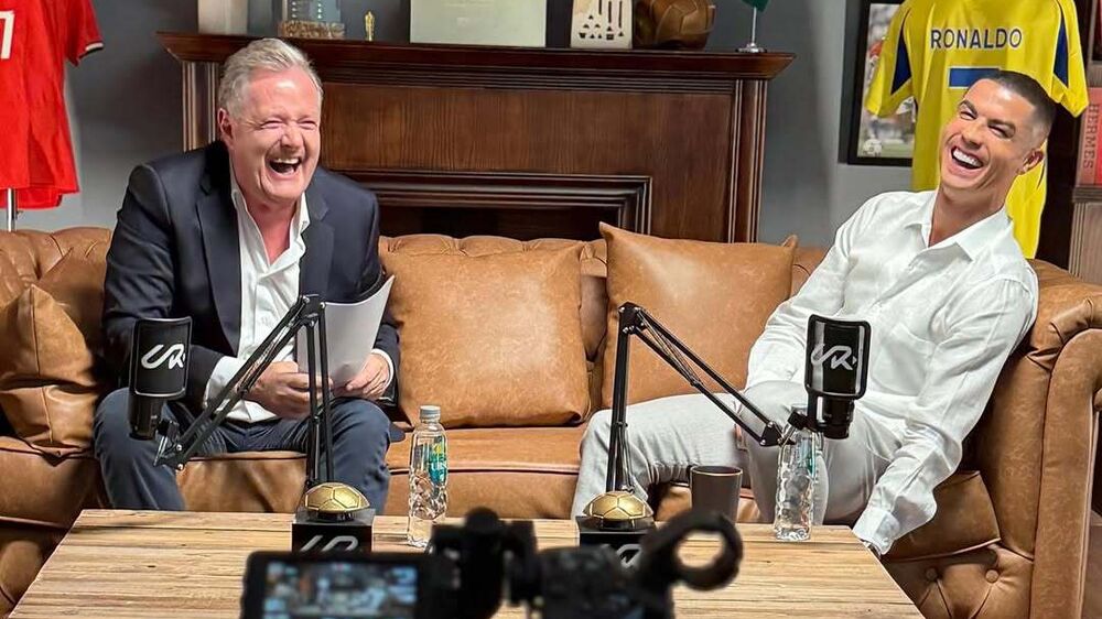 Piers Morgan e Cristiano Ronaldo