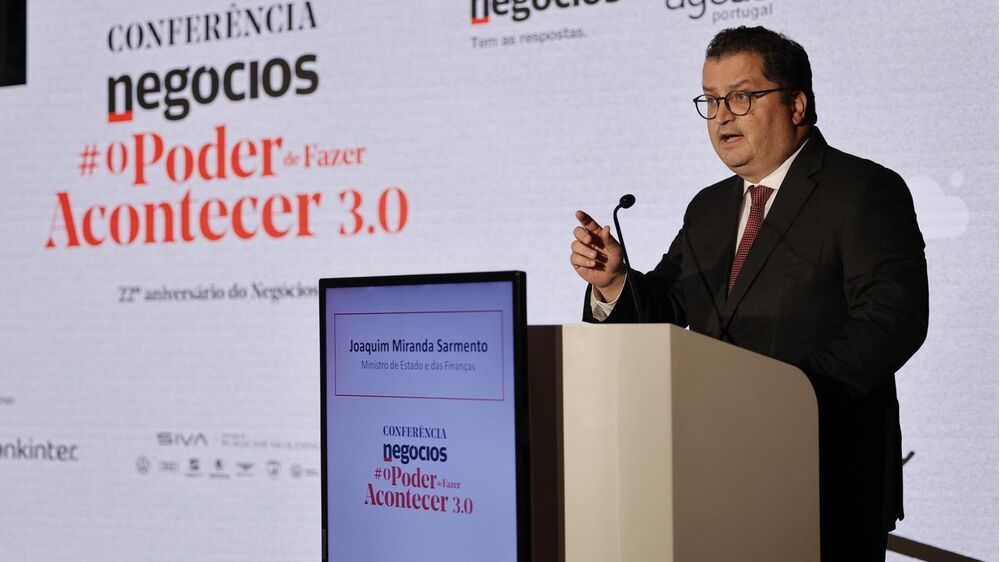 Joaquim Miranda Sarmento discursa na Conferência Negócios #oPoder de Fazer Acontecer 3.0