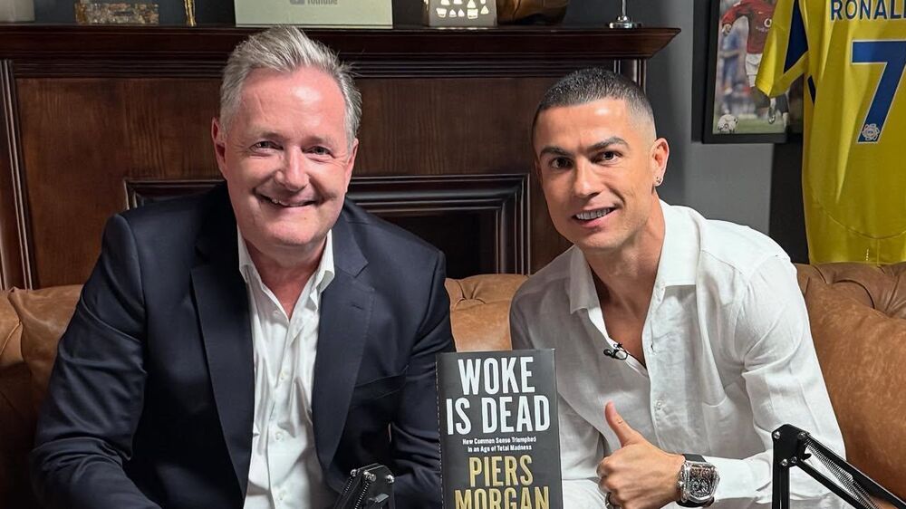 Piers Morgan e Cristiano Ronaldo