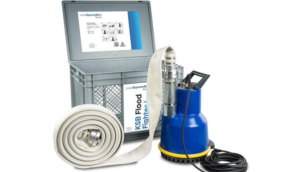 Kit de emergência KSB Flood Fighter protege bens em inundações
