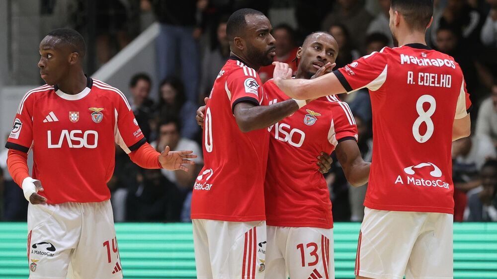 Benfica perto dos 'quartos' da Liga dos Campeões de futsal após vitória contra Araz