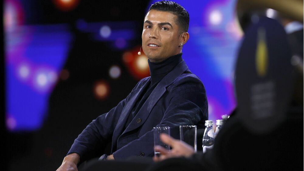 Cristiano Ronaldo durante evento no Dubai