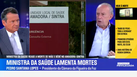 “A responsabilidade é do primeiro-ministro”: Pedro Santana Lopes diz que responsabilidade dos problemas no Serviço Nacional de Saúde não é da ministra